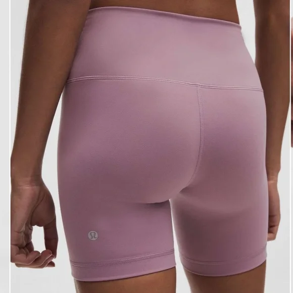 Lululemon Wunder Train High-Rise Short 6" Lavender Lux Size 4 - Picture 3 of 9